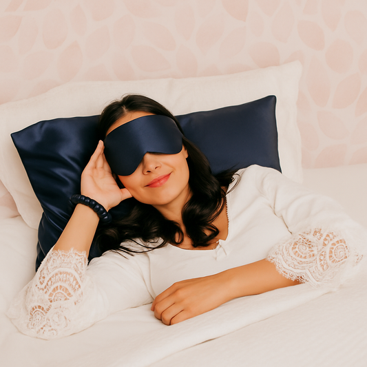 100% Mulberry Silk Pillowcase – Ivory | Anti-Frizz, Anti-Aging Luxury Sleep