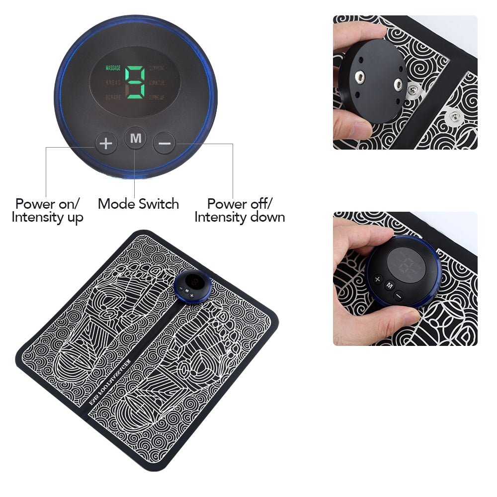 EMS Foot Massage Mat Physiotherapy Foot Massage Relax Body Relieve