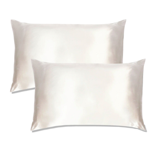Sleep Happy 100% Mulberry Silk Pillow Case - Ivory